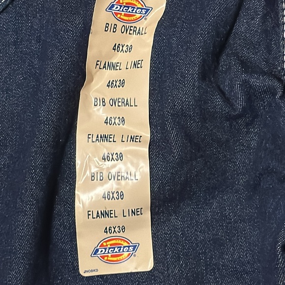 Dickies zip fly multi use pocket insulated bib overalls size 46 X 30 - Picture 9 of 12